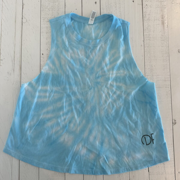 Racerback Tie Dye Crop Tank - Image 2